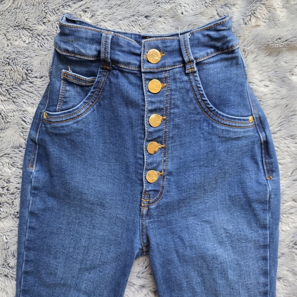 Sol Beauty and Care Booty Shaping Jeans Size 0 / 10 Ultra High Rise Jeans - Picture 6 of 11